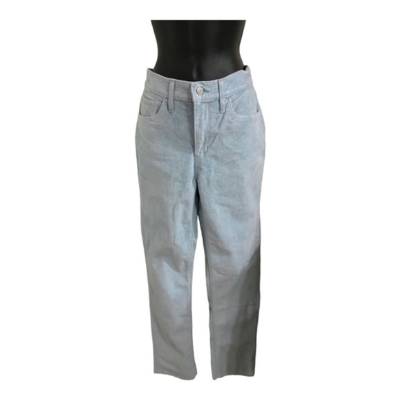 Levi’s light blue 724 CORDUROY HIGH RISE STRAIGHT PANTS size 28x32 new - Picture 12 of 15